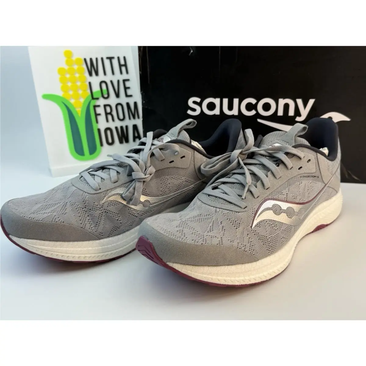 Saucony shoes - Saucony Freedom - Freedom - S10726-15 - Gray (UPC: 195017673603) 2