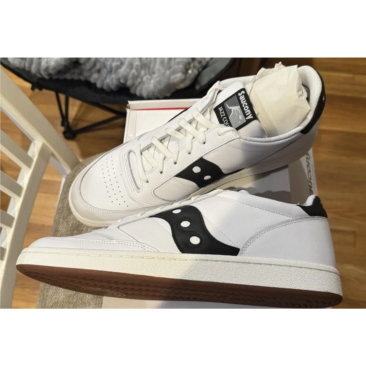 Saucony shoes - Saucony Jazz Court - Jazz Court - White and Black 0