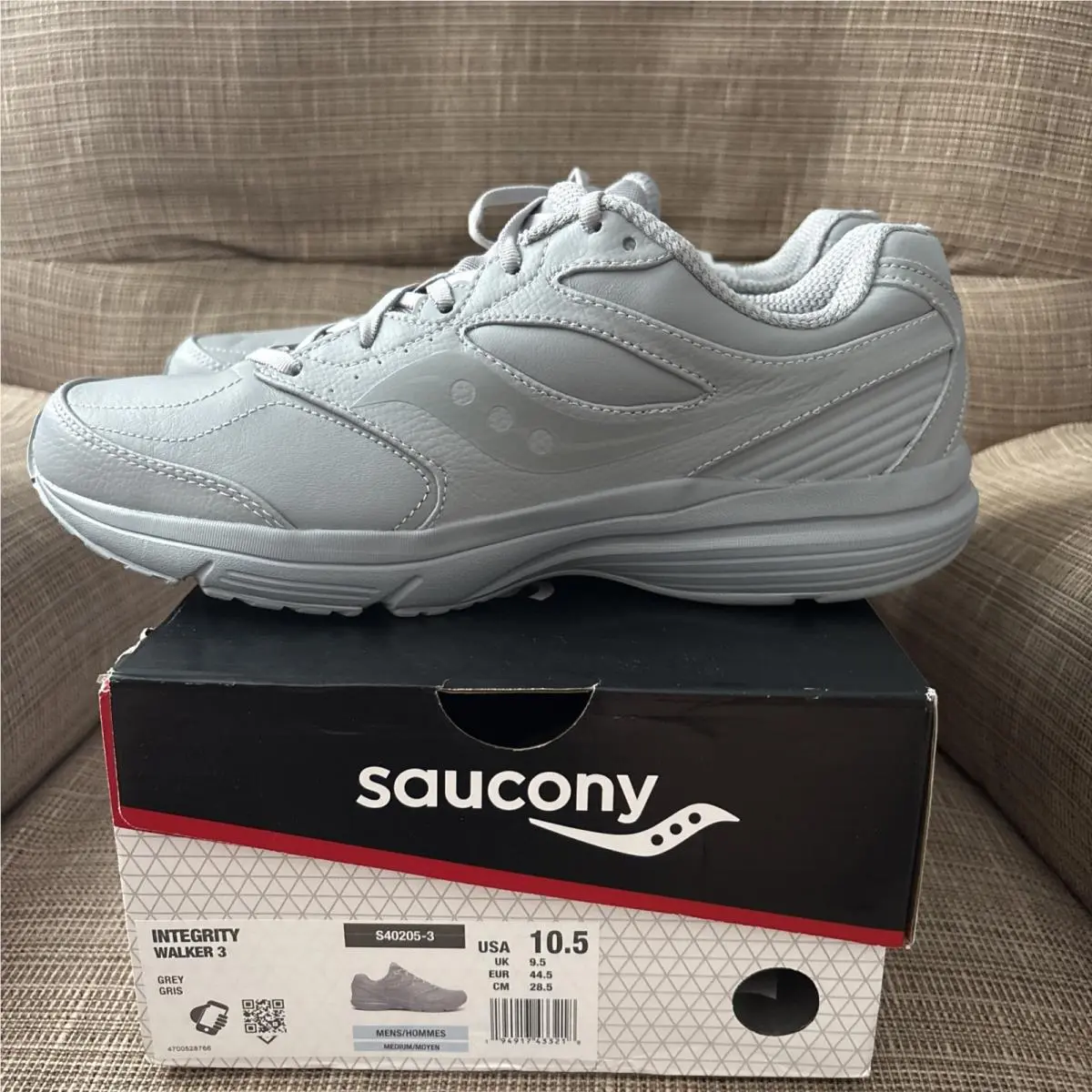 Saucony Integrity Walker 3 Shoes - Men`s 10.5 - Gray