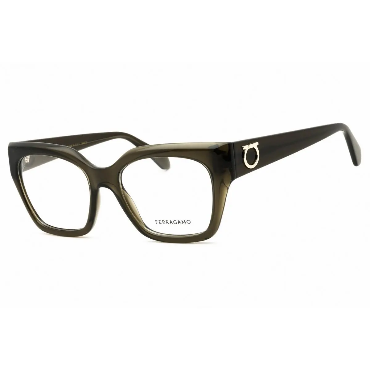 SF2983N-320-53 Eyeglasses Frame Size 53mm 18mm 140mm Khaki by Salvatore Ferragamo