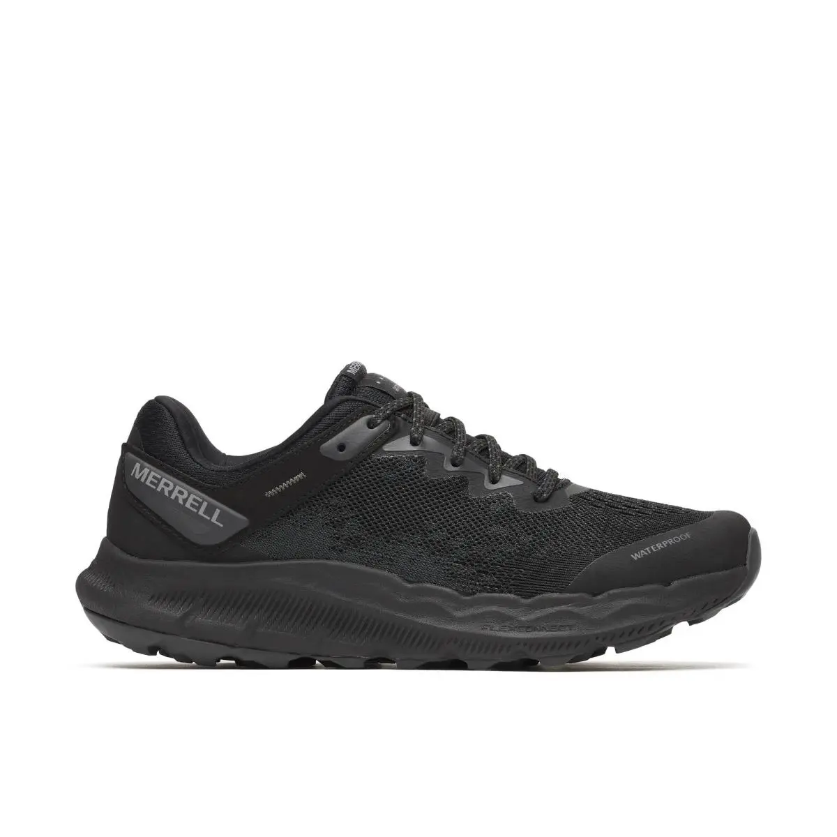Merrell Women Antora 4 Waterproof Wide Width Shoes - Black/Graphite