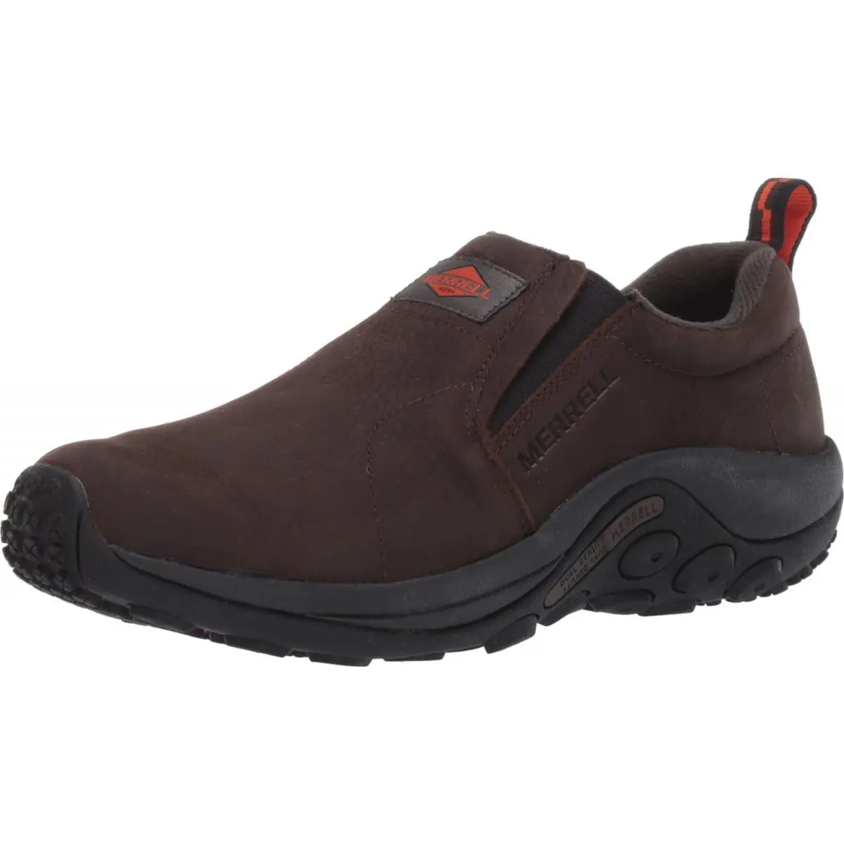 Merrell Men`s Jungle Moc Leather Sr Work Shoe Industrial Shoe Espresso