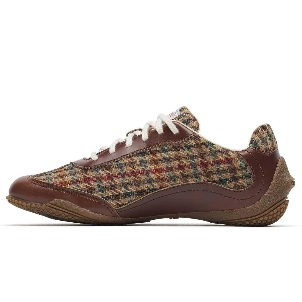 Merrell shoes - Relay Lace X Harris Tweed Sneaker - Dark Walnut 0