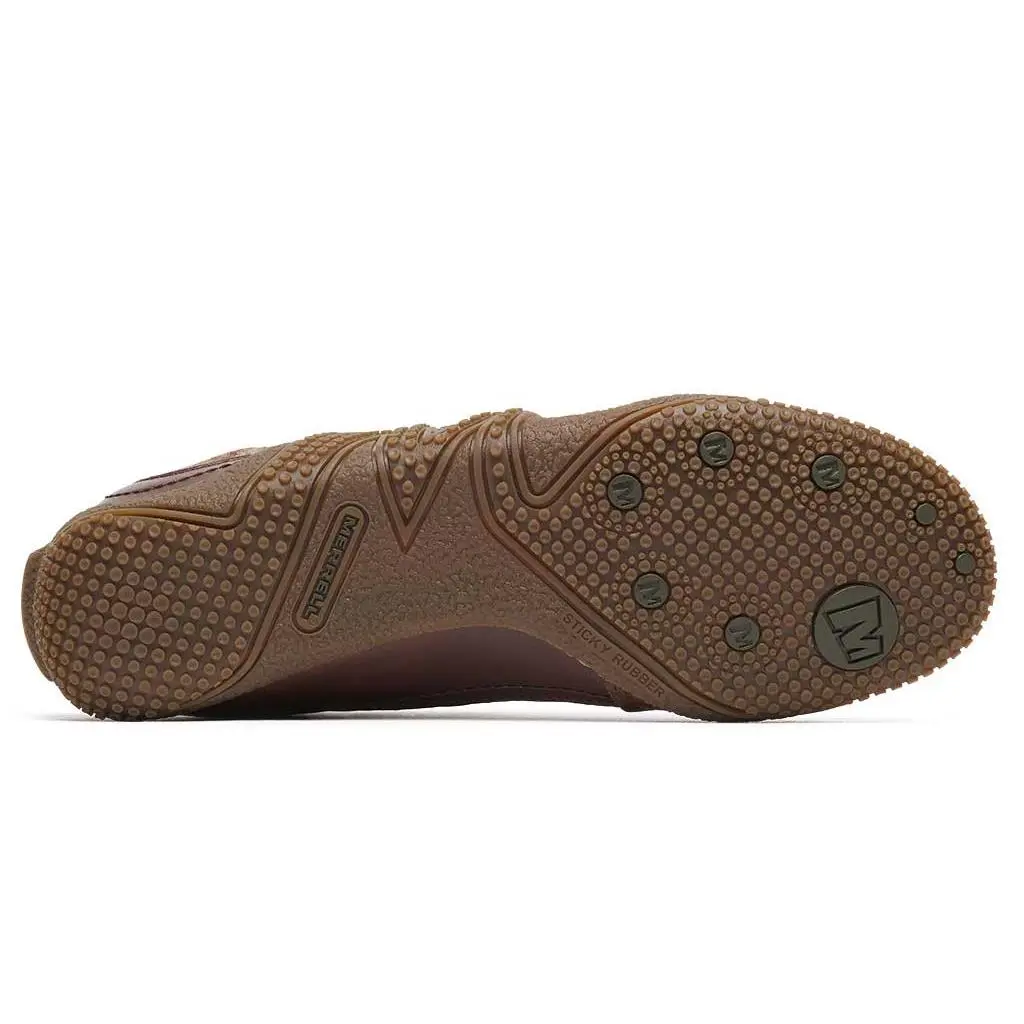 Merrell shoes - Relay Lace X Harris Tweed Sneaker - Dark Walnut 1