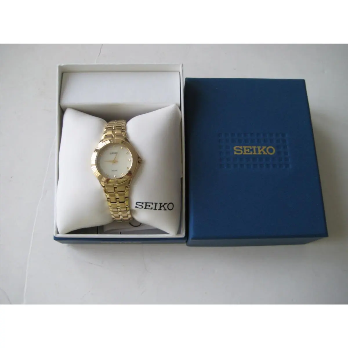 SUP310 Recraft Champagne Dial Ladies Gold Tone Watch by Seiko