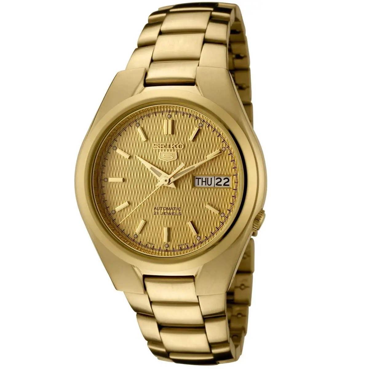 5 Automatic Gold-tone Mens Watch SNK610K1 by Seiko