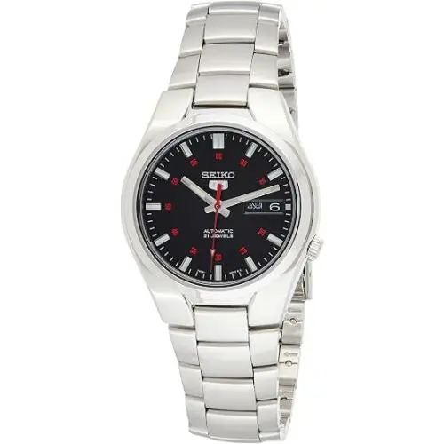 Seiko Series 5 Automatic Black Dial Mens Watch SNK617 SNK617K1