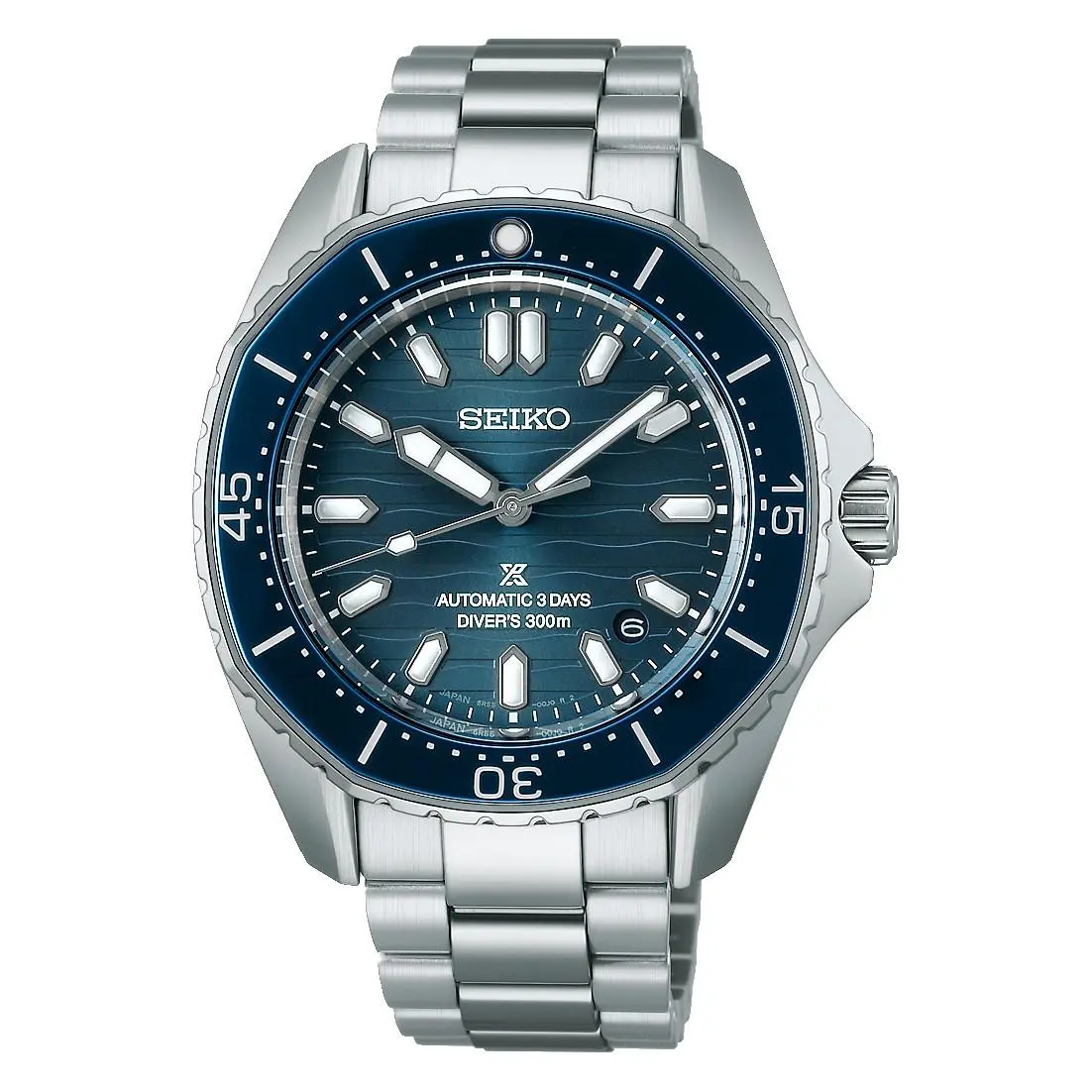 Proxpex Men`s Watch Blue Dial with Silver Bracelet SPB483J1 by Seiko