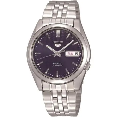 Series 5 Automatic Black Dial Mens Watch SNK357 SNK357K1 by Seiko