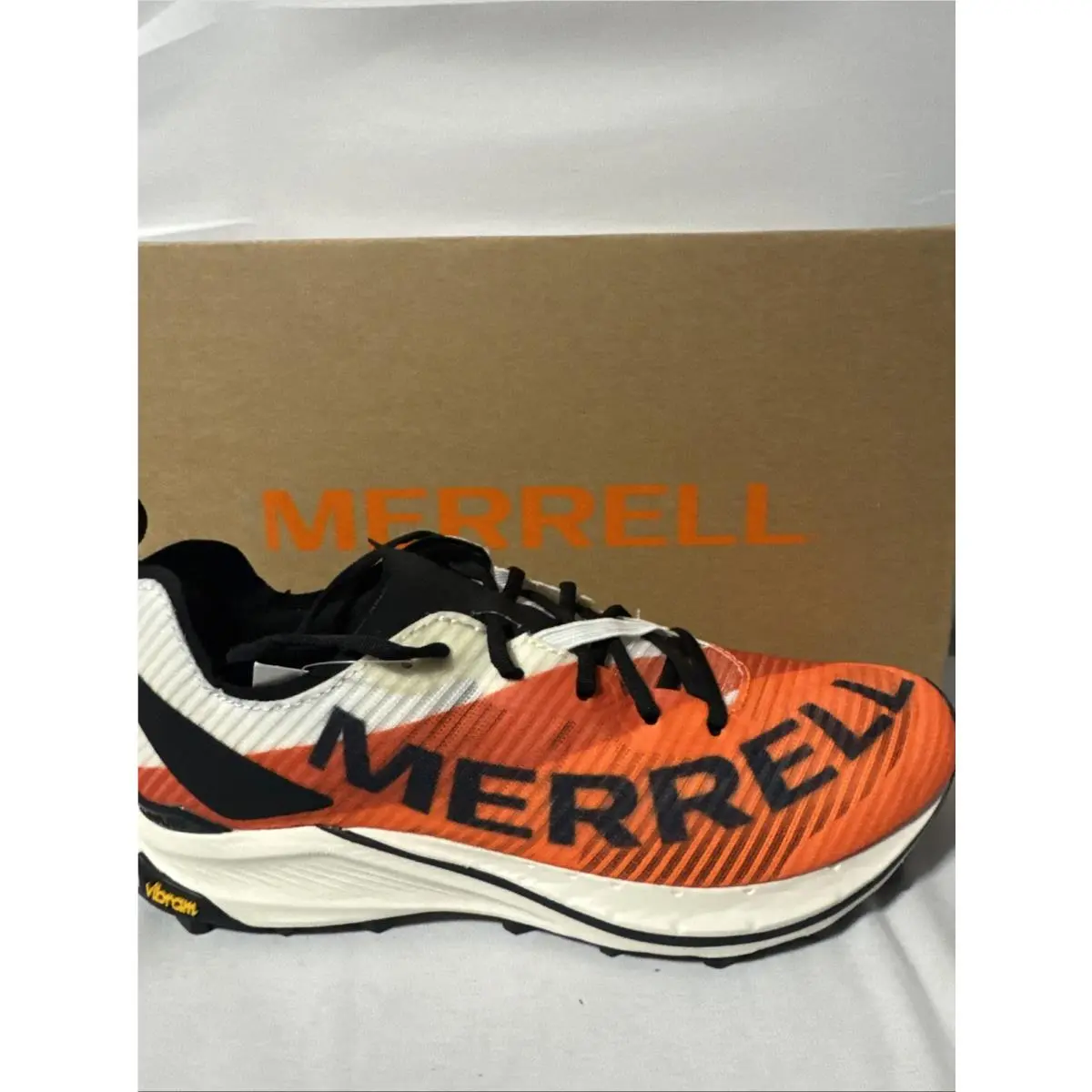 Size 8 Womens Merrell Mtl Skyfire 2 Orange Trail Running Shoes J067692