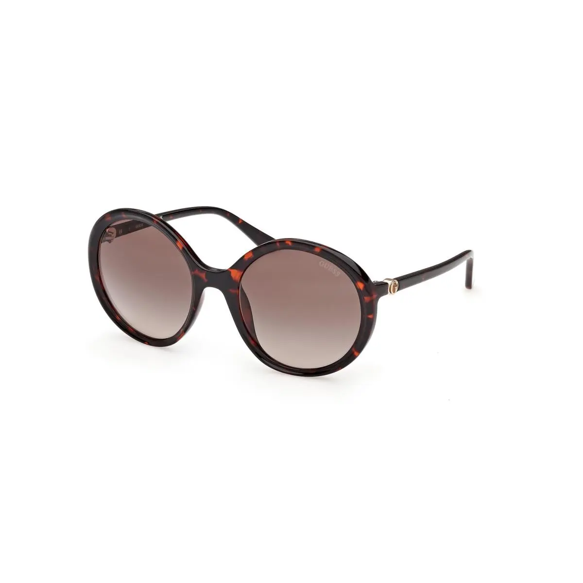 GU 00281 Dark Havana / 52F Size 55 Sunglasses by Guess