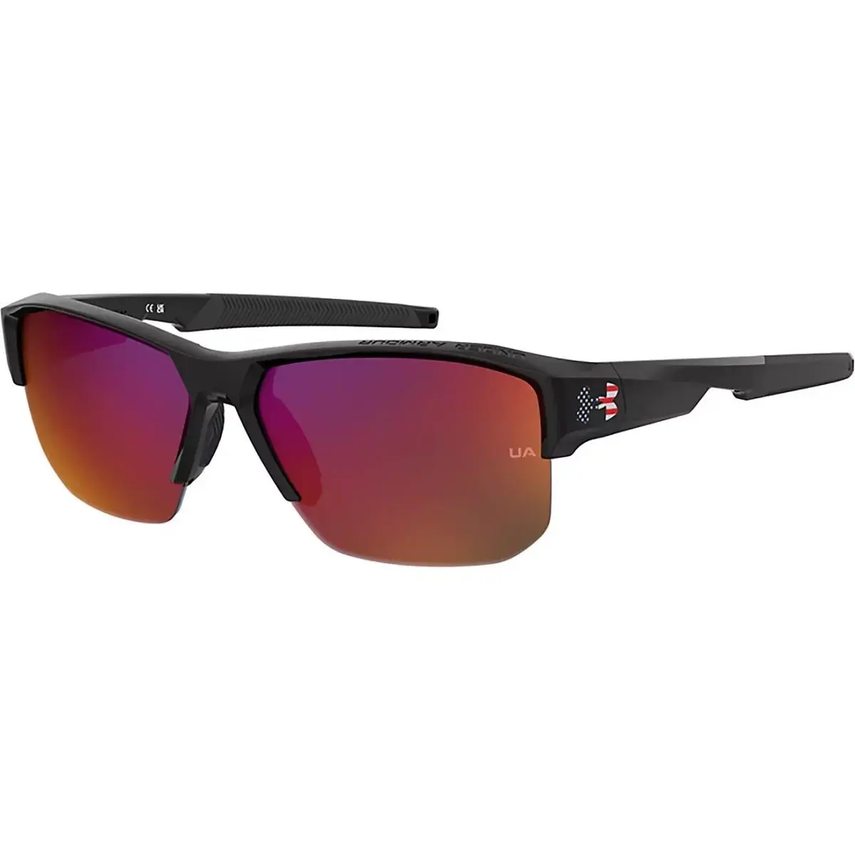 UA Fanatical Tl/g Sunglasses Red Mirror Oit/mi 67-09-130 Cat 3 by Under Armour