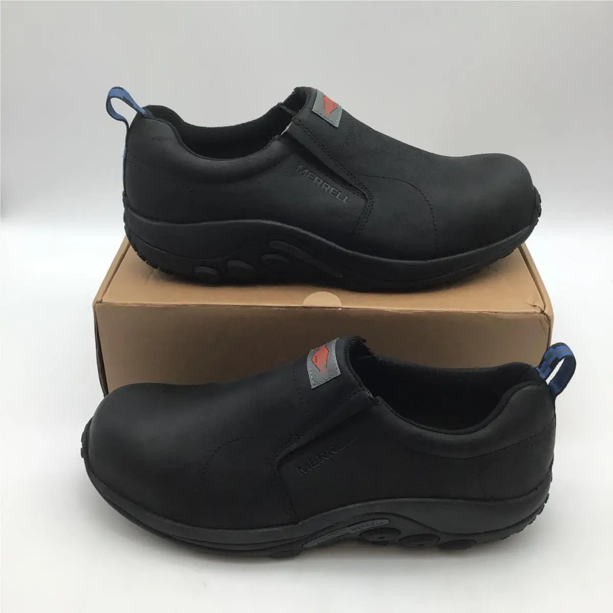 Merrell Work Jungle Moc Mens Size 14 Black Comp Toe Work Shoes J099317