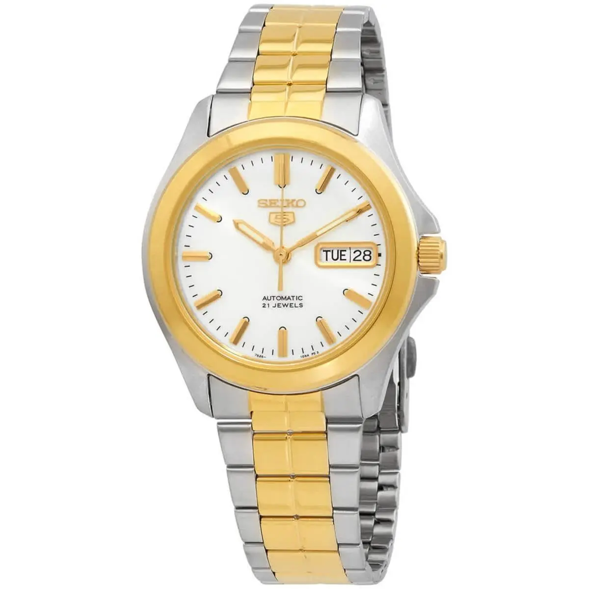 Men`s Watch Series 5 Automatic Power Reserve Two Tone Bracelet SNKK94K1 by Seiko