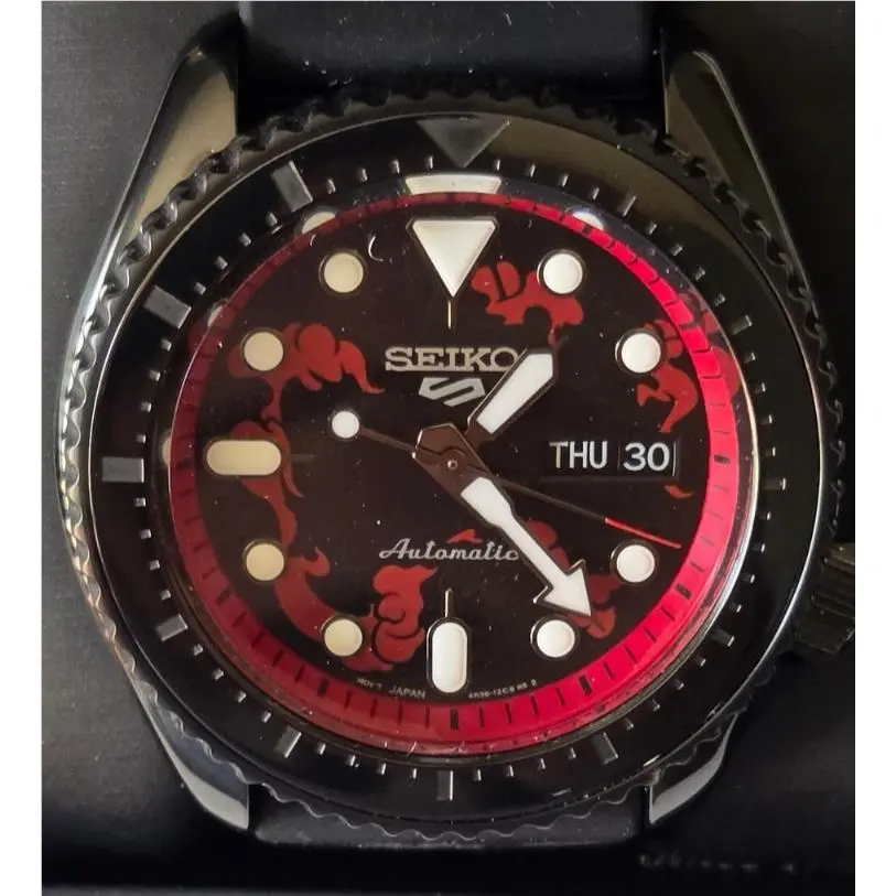 Black  SRPH65 Automatic Watch Japan Monkey D. Luffy by Seiko