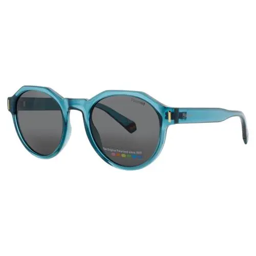 PLD-6207/S-ZI9/M9 Sunglasses Sun Glasses ZI9 Teal 52mm by Polaroid