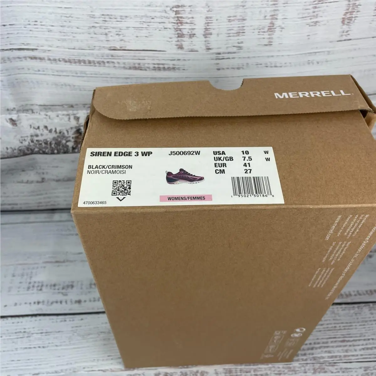 Merrell shoes - Merrell Siren Edge 3 - Siren Edge - Black (UPC: 195021301868) 8