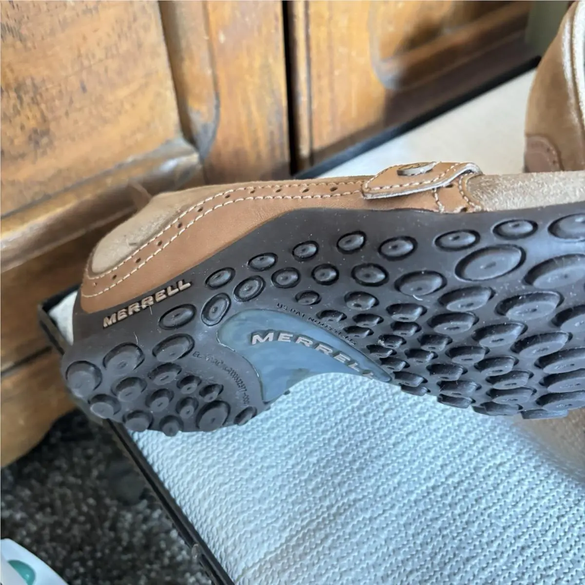 Merrell shoes - Merrell Plaza Bandeau Qform Ortholite - J46116 - Tan Brown 2