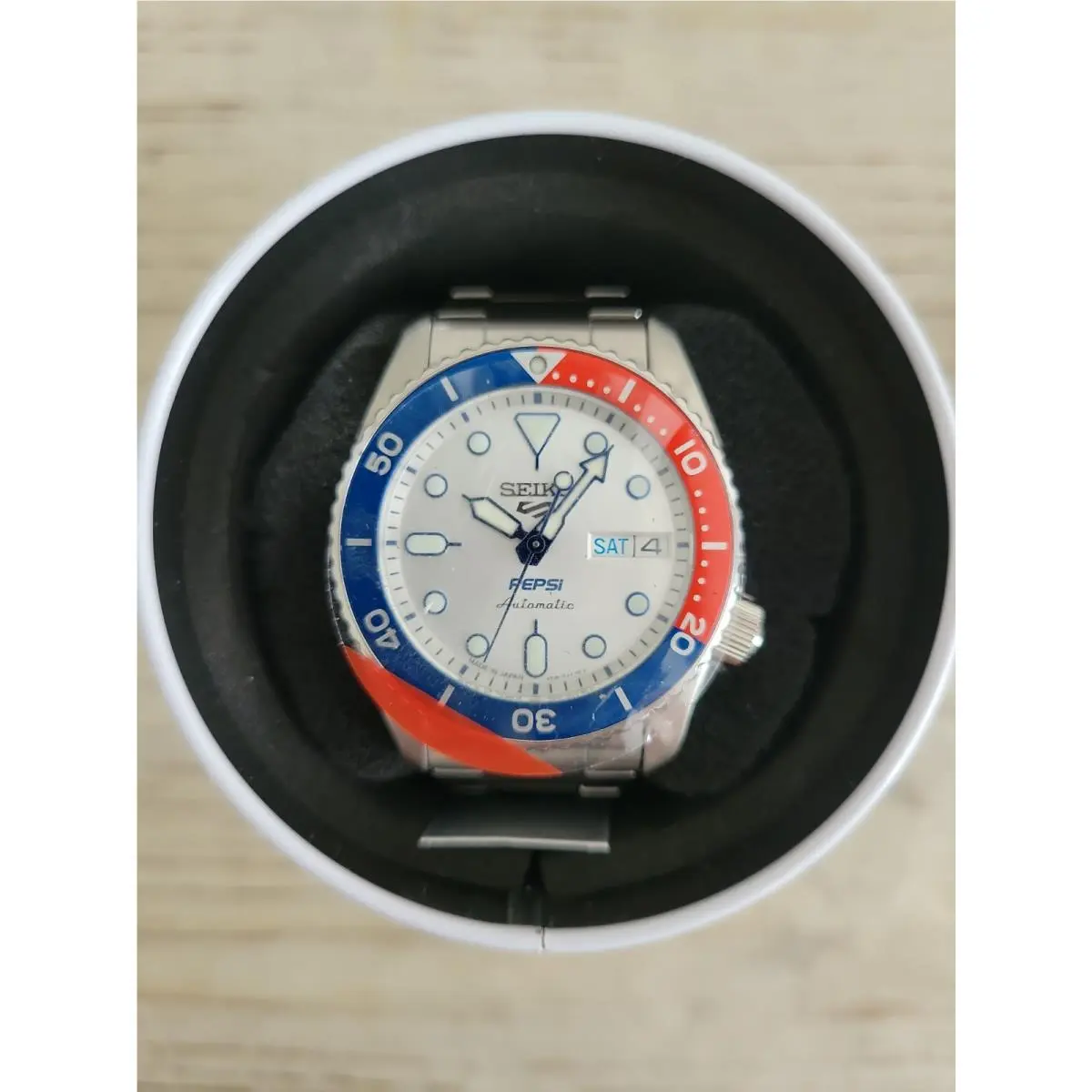5 Sports X Pepsi Limited Edition SRPL99K1 / SRPL99 Auto Dive Watch by Seiko