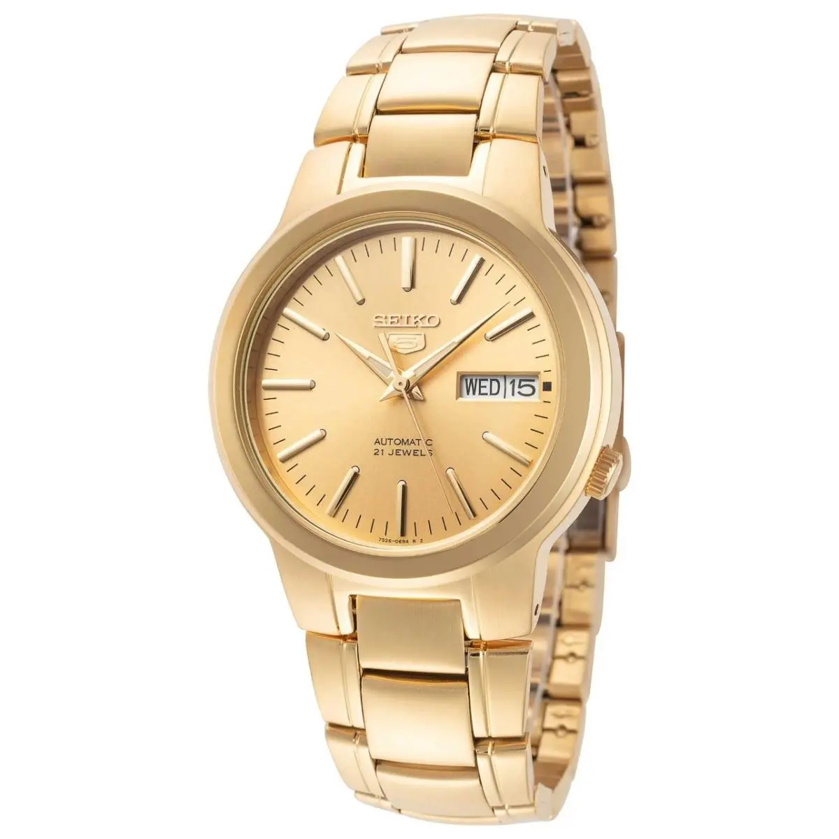 Series 5 Automatic Gold-tone Mens Watch SNKA10 SNKA10K1 by Seiko