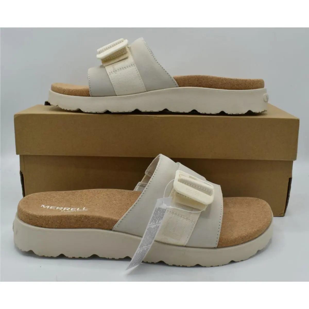 Merrell shoes - Merrell Fleur Chalk - Fleur Chalk - White (UPC: 195020841396) 6