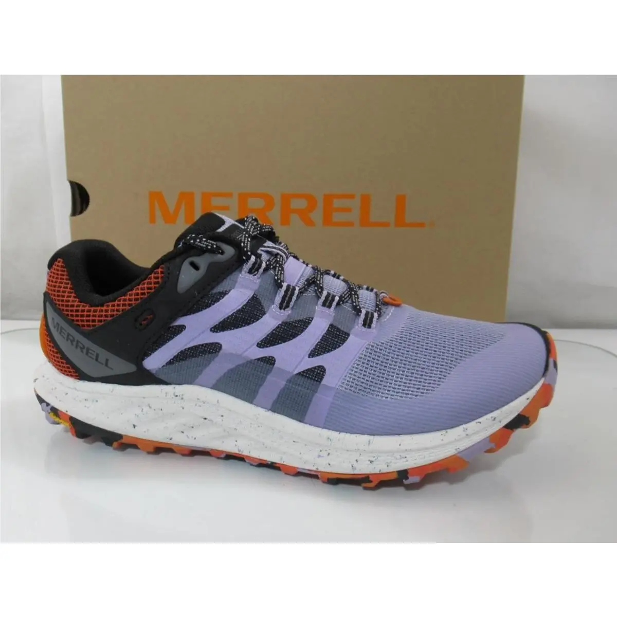 Women`s Merrell Antora 3 Trail Running Hiking Shoes Sneakers Orchid Size 11