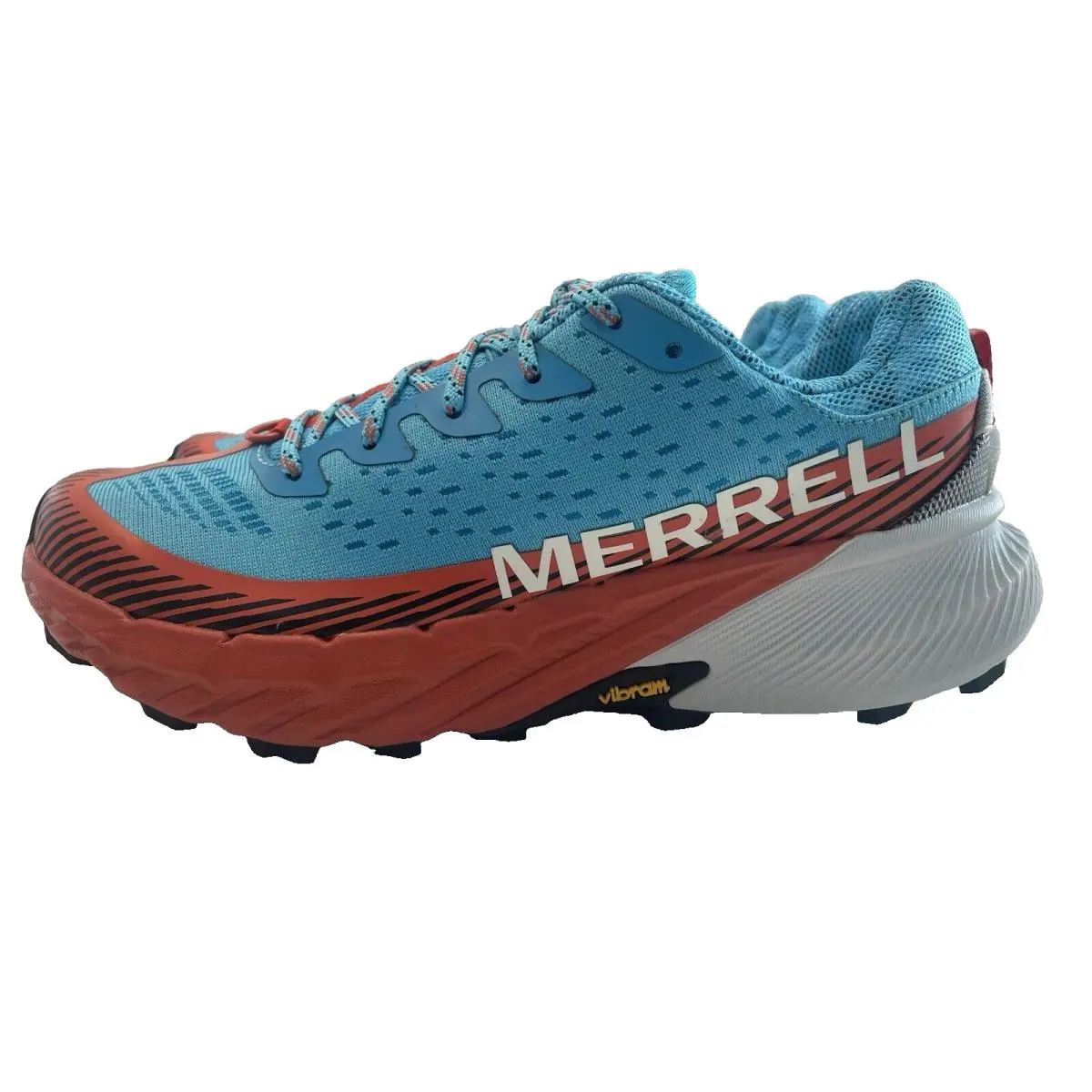 Merrell Agility Peak 5 Blue Cloud Hiker Sneaker Shoe Women`s US Sizes 8.5