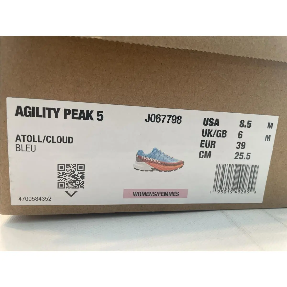 Merrell shoes - Merrell Agility Peak 5 - Agility Peak - Agility Peak - Blue 15