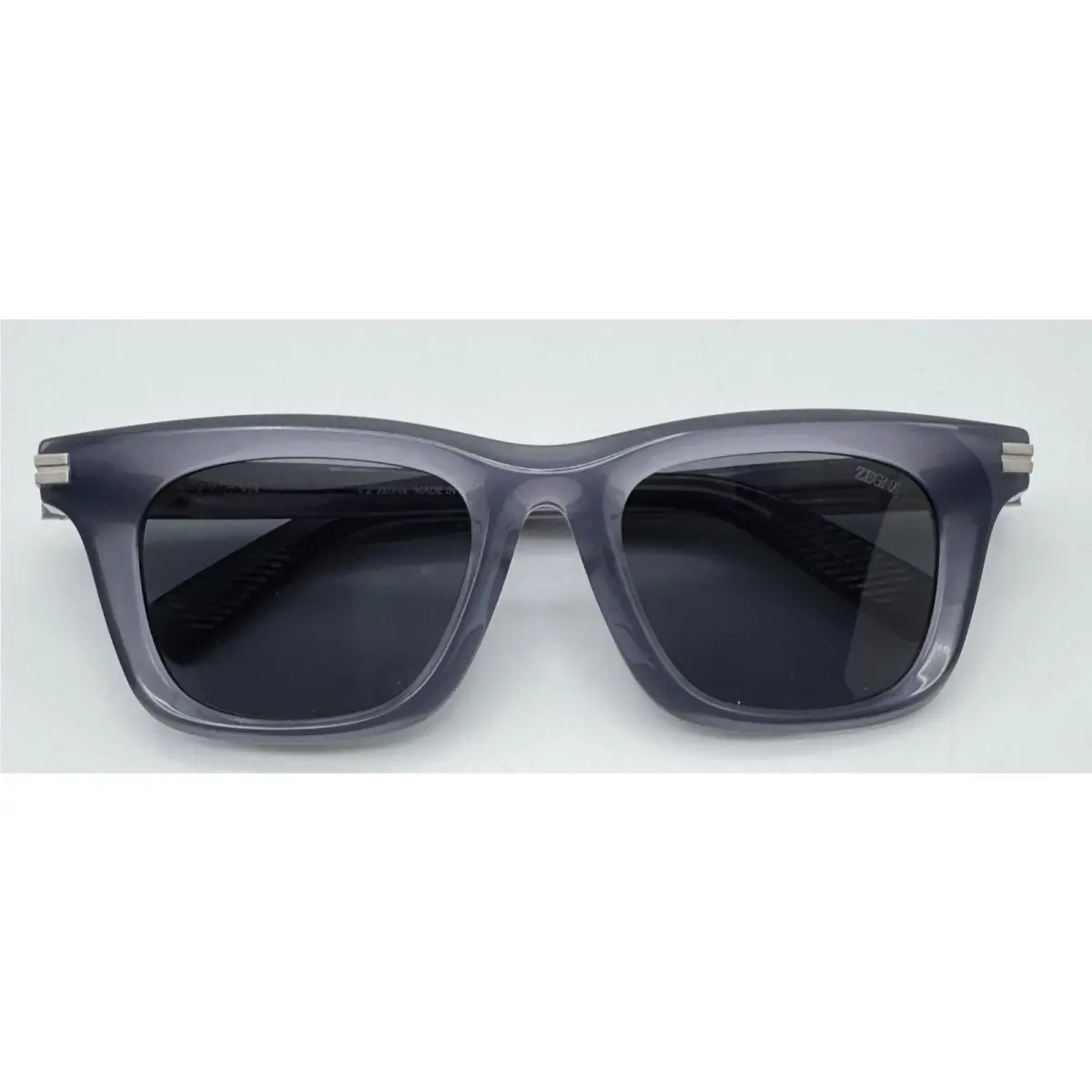 Sunglasses EZ0270-F 20D Gray Frame Polarized Gray Asian Fit by Ermenegildo Zegna