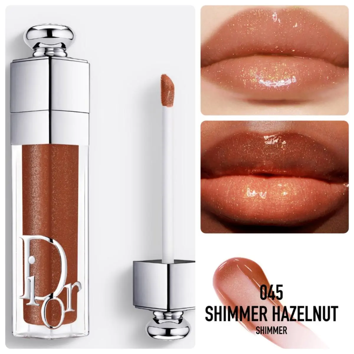 Addict Lip Maximizer Plumping Lip Gloss Buy More Save More 045 SHIMMER HAZELNUT by Dior
