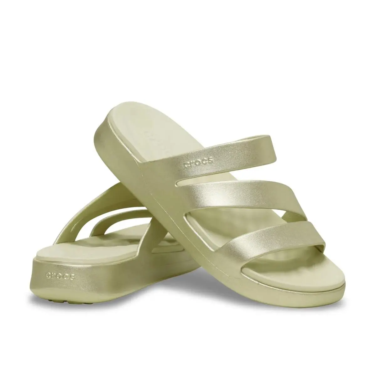 Crocs shoes - Champagne Metallic 5