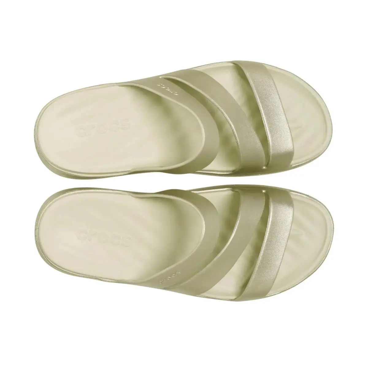 Crocs shoes - Champagne Metallic 11