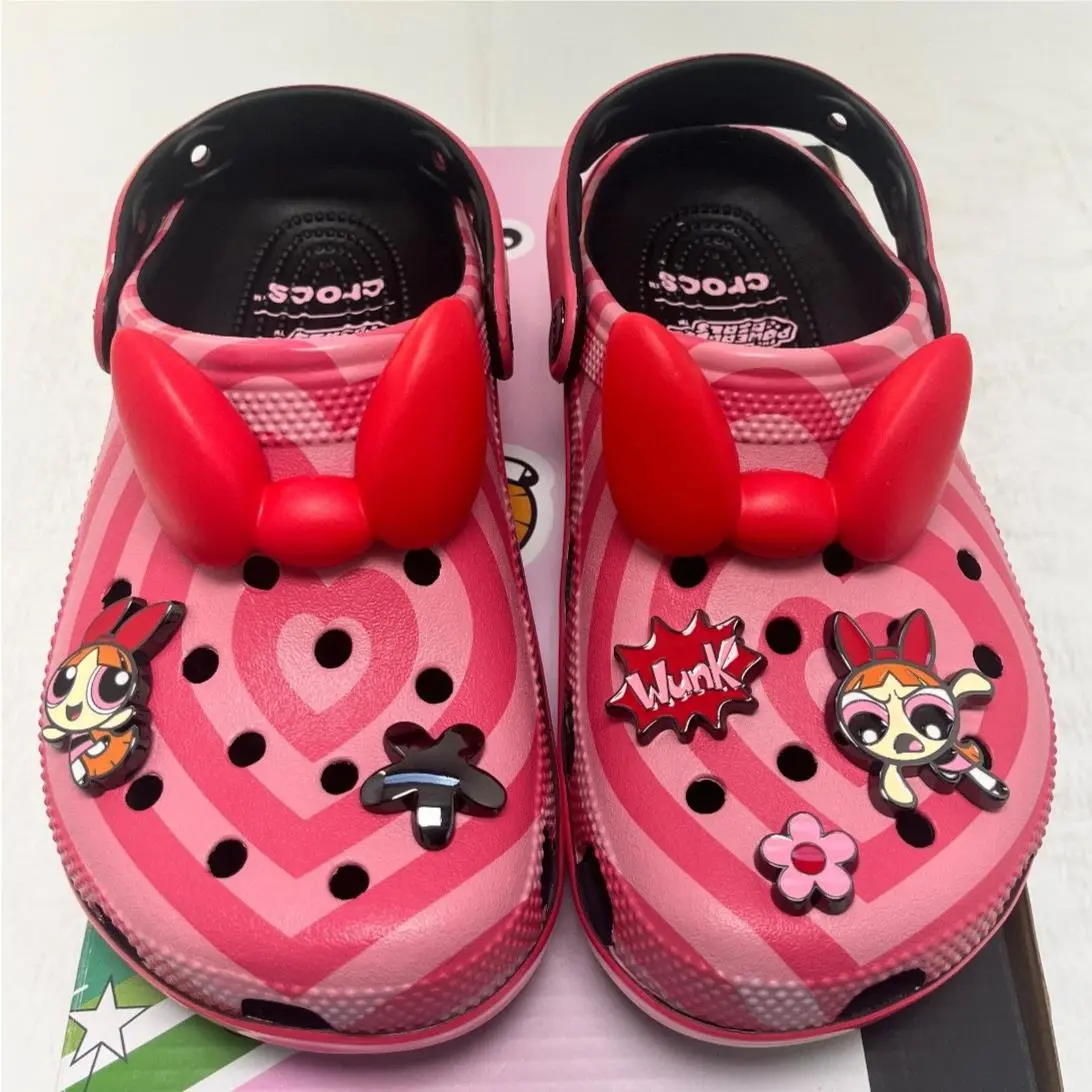 Crocs Powerpuff Blossom Classic Pink Clogs Mens/women 211512-90H