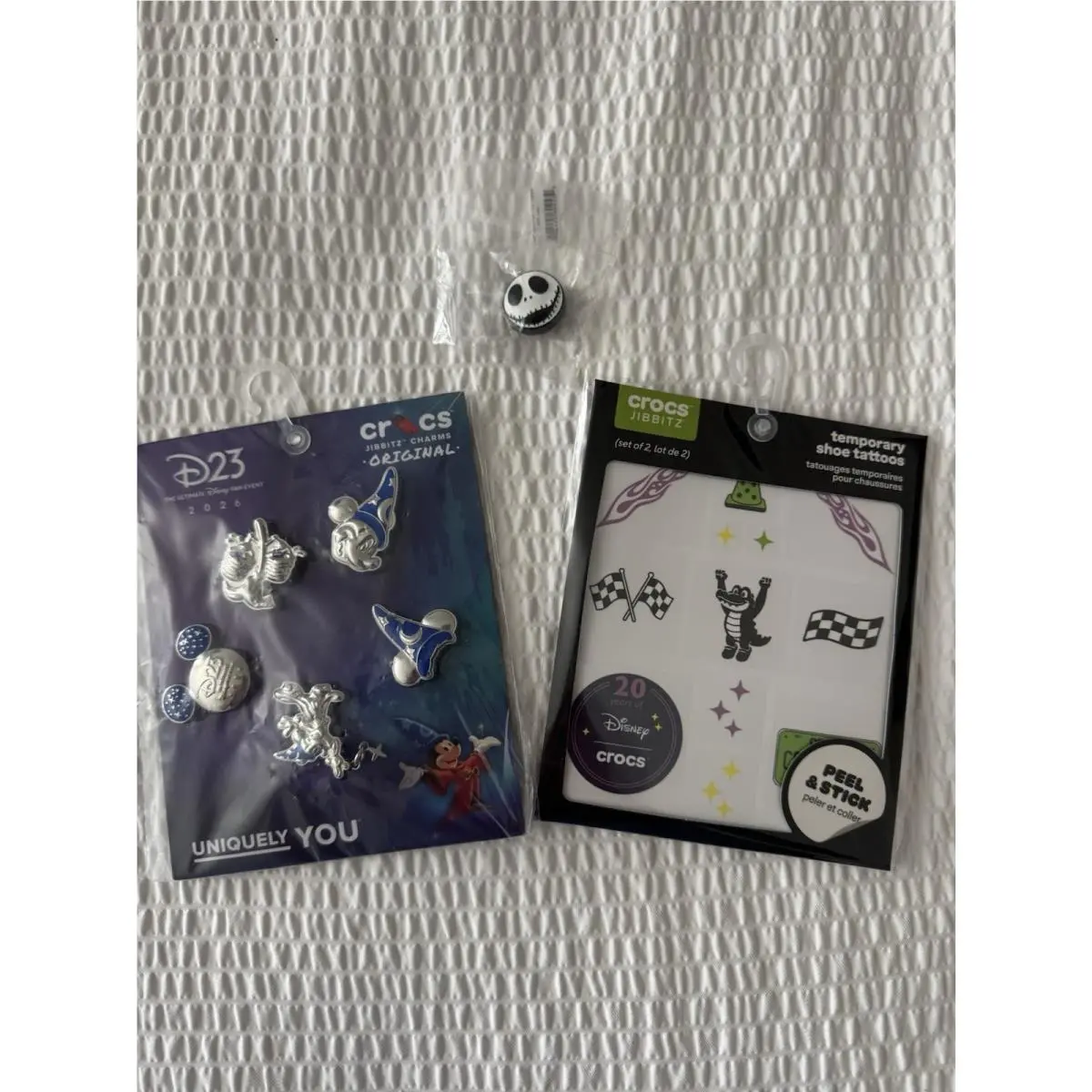 D23 Expo 2026  Jibbitz -exclusive Sorcerer Mickey Jack Skellington - Metal by Crocs