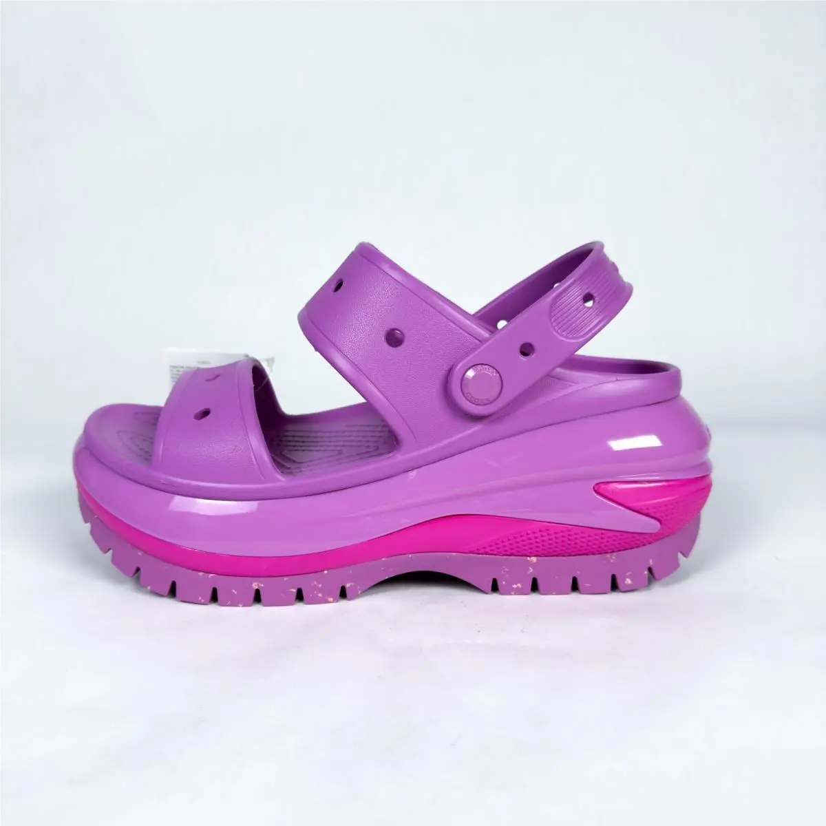 Crocs shoes - Crocs Classic Mega Crush Sandal - 207989-6WQ - Pink 2