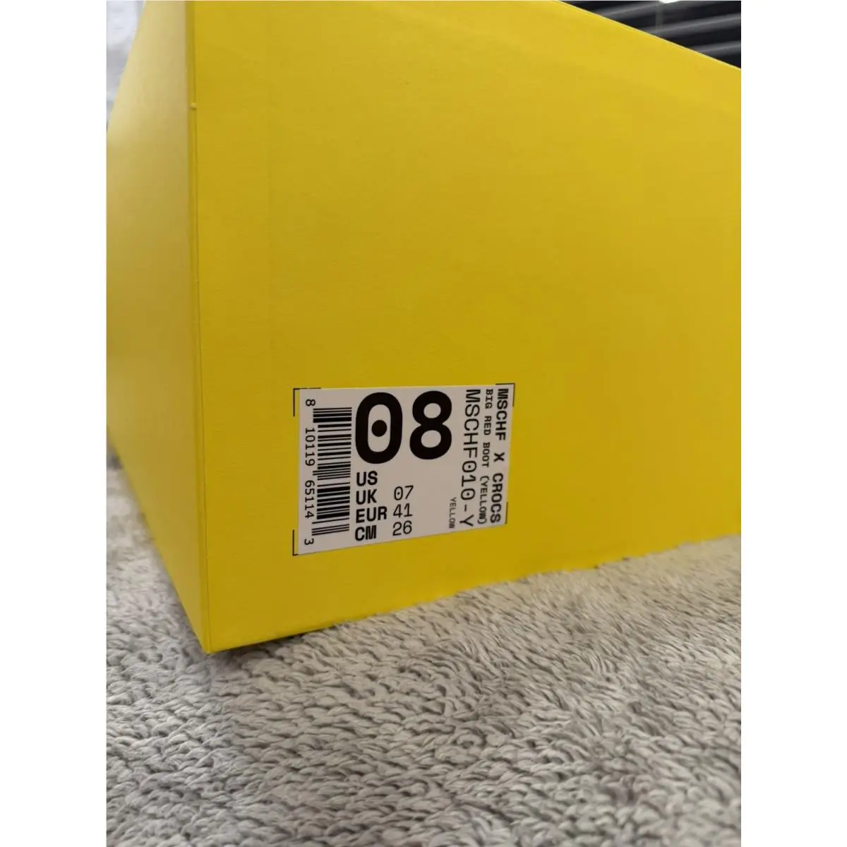 Crocs shoes - Crocs Mschf Big - Mschf Big - MSCHF010-Y - Yellow 12