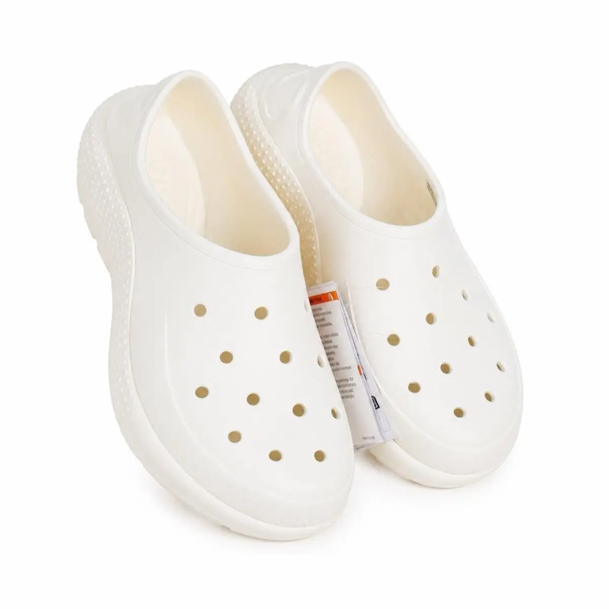 Classic Sneaker Mules White Slip On Shoes 210080-100 M9 W11 106-01 by Crocs
