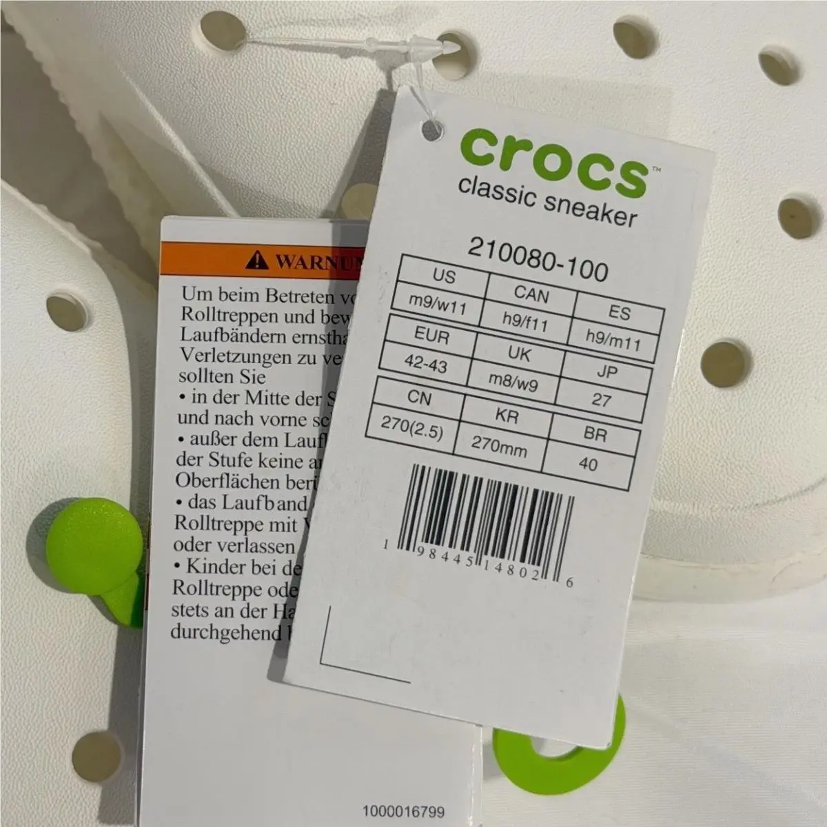 Crocs shoes - Classic Sneaker Mule - Classic Sneaker Mule - White 1