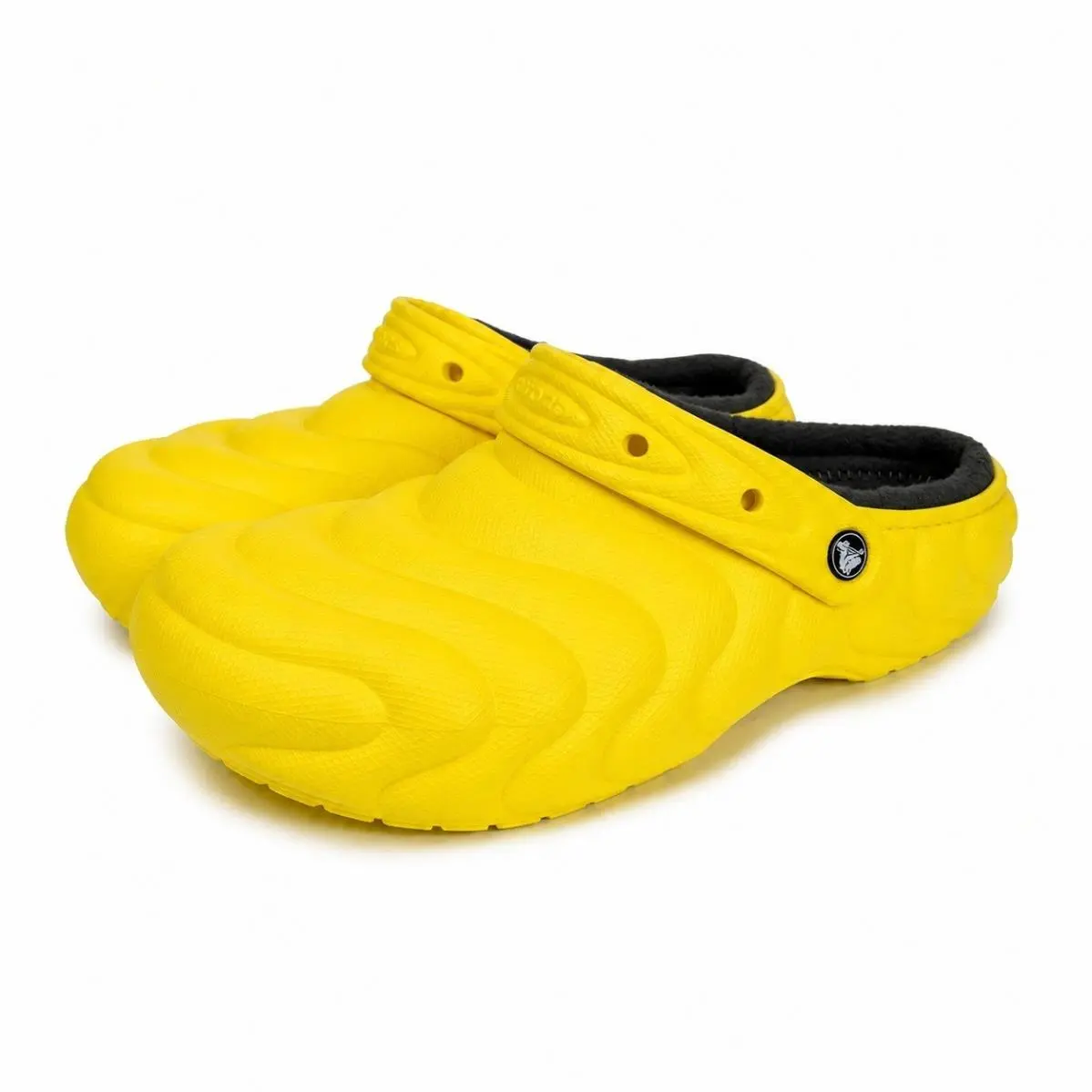 Classic Lined Overpuff Clog Yellow Mens 11 210059-77J by Crocs