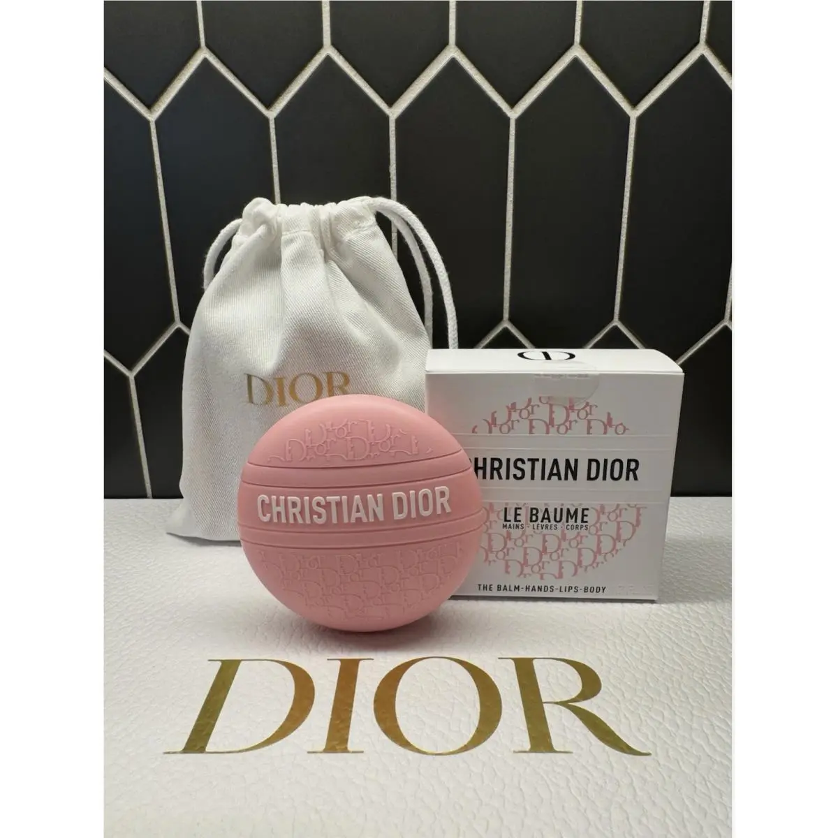 Dior Le Baume Revitalizing Balm Rose Pink Limited Edition 2026 w. Pouch Box