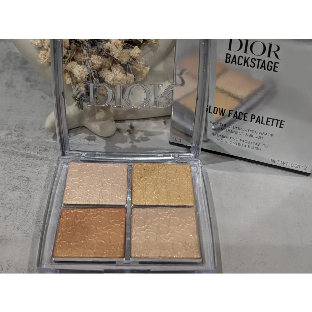 Christian Dior Backstage Glow Face Palette 003 Pure Gold 10g