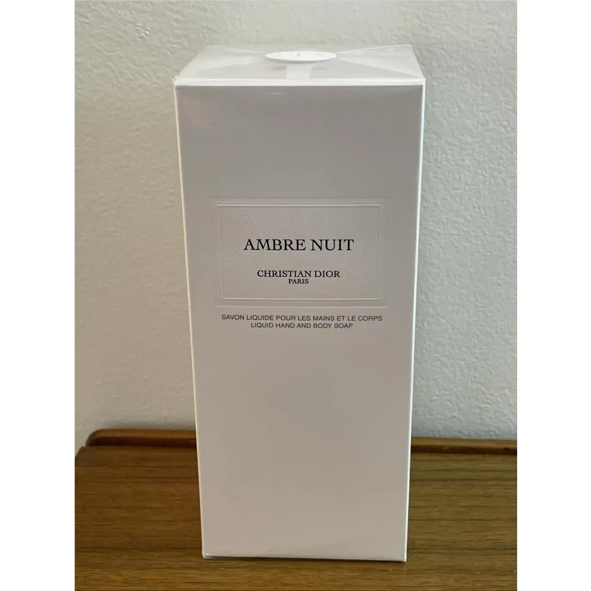Christian Dior Ambre Nuit Liquid Hand Body Soap 300ml 10oz Box