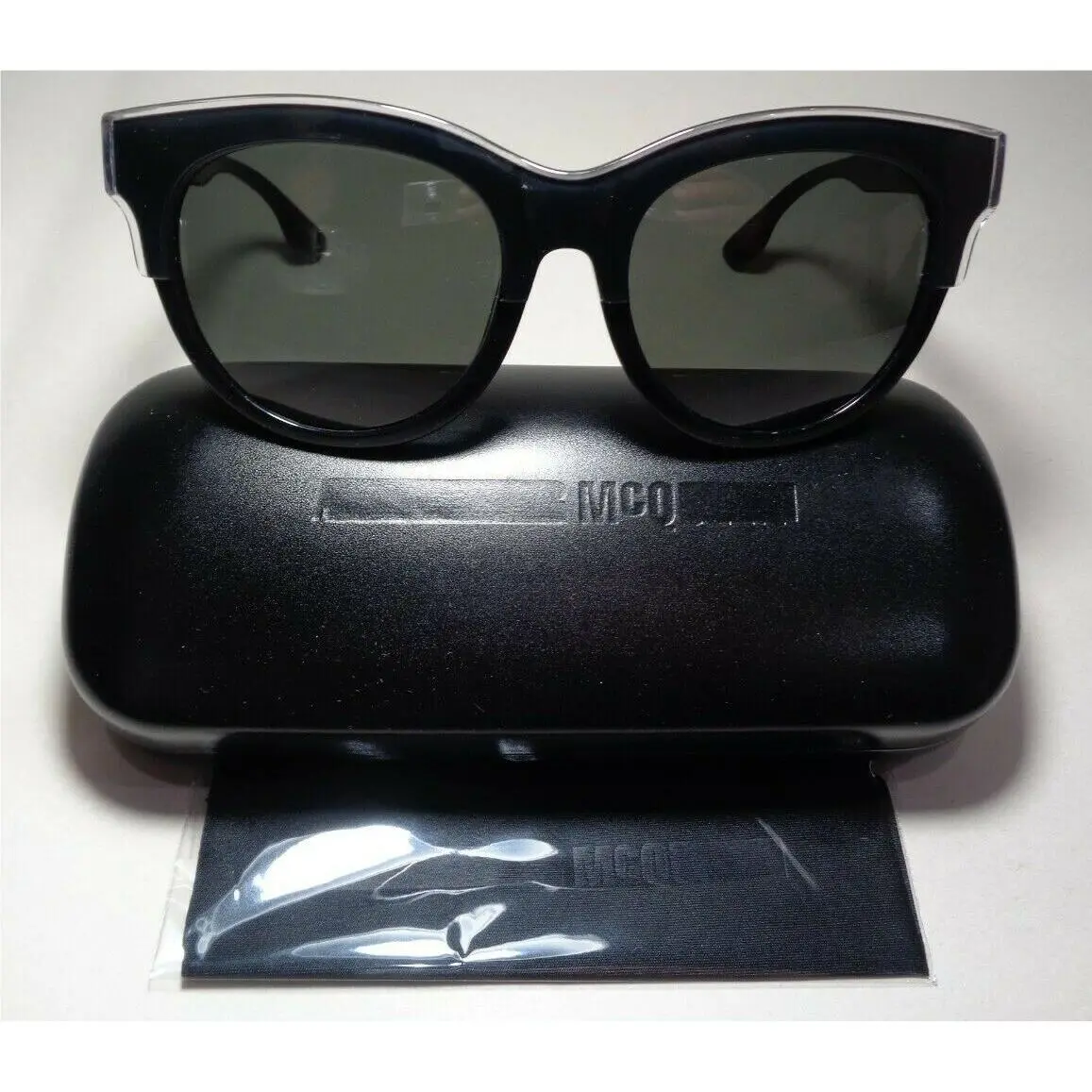 Mcq by Alexander Mcqueen MQ0054S Black Women`s Sunglasses by Alexander McQueen