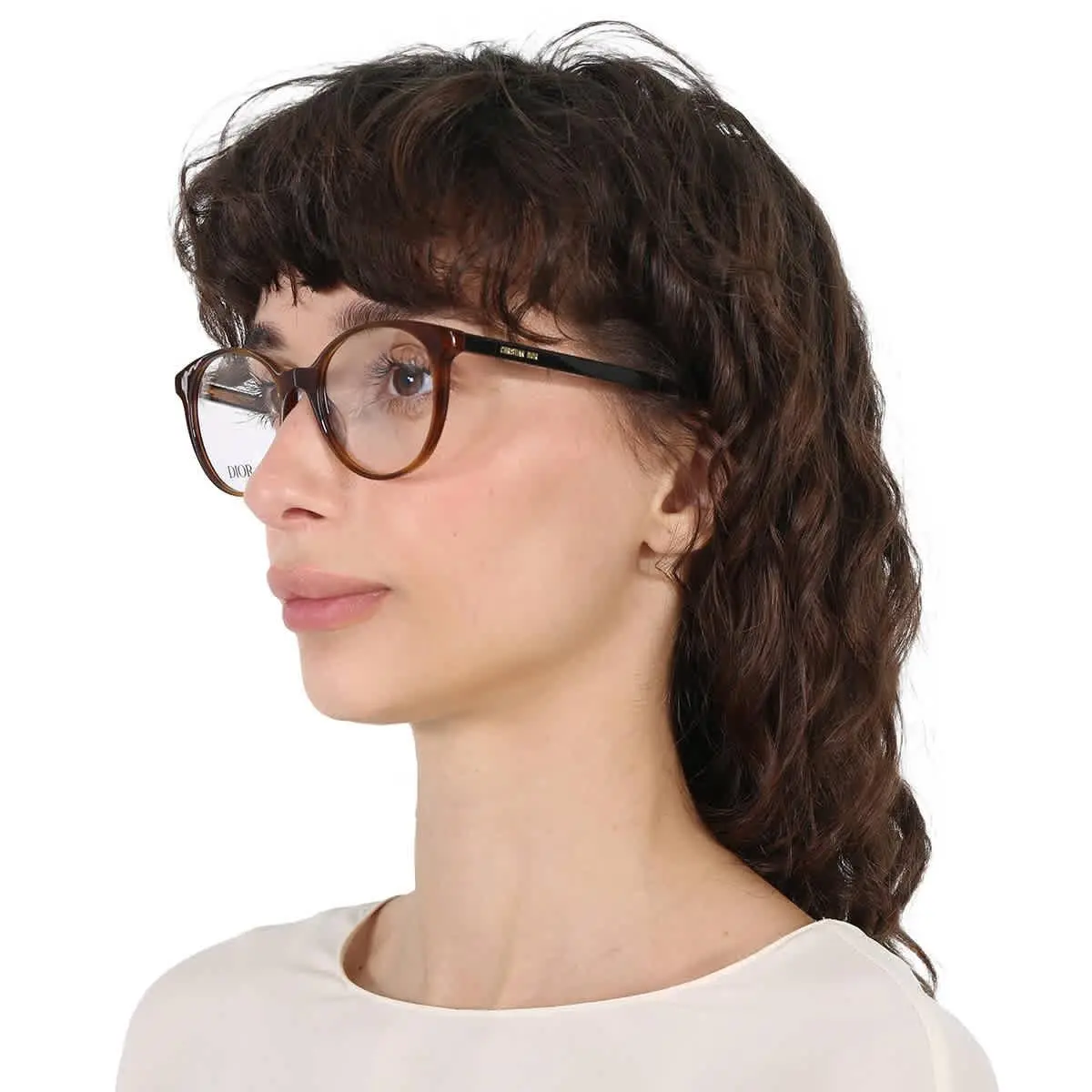 Dior Demo Oval Ladies Eyeglasses CD50021I 053 51 CD50021I 053 51