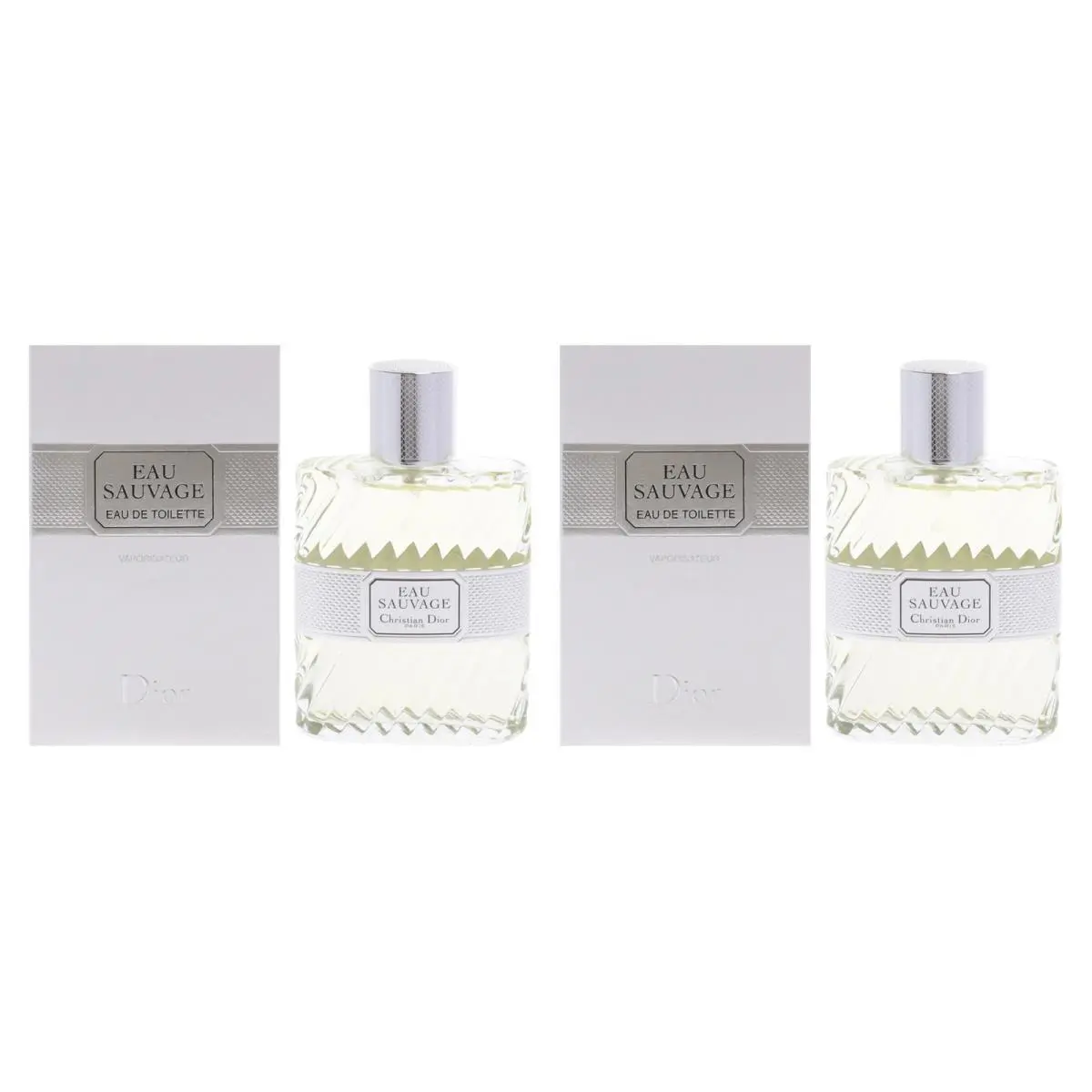 Eau Sauvage by Christian Dior For Men - 3.4 oz Edt Spray - Pack of 2