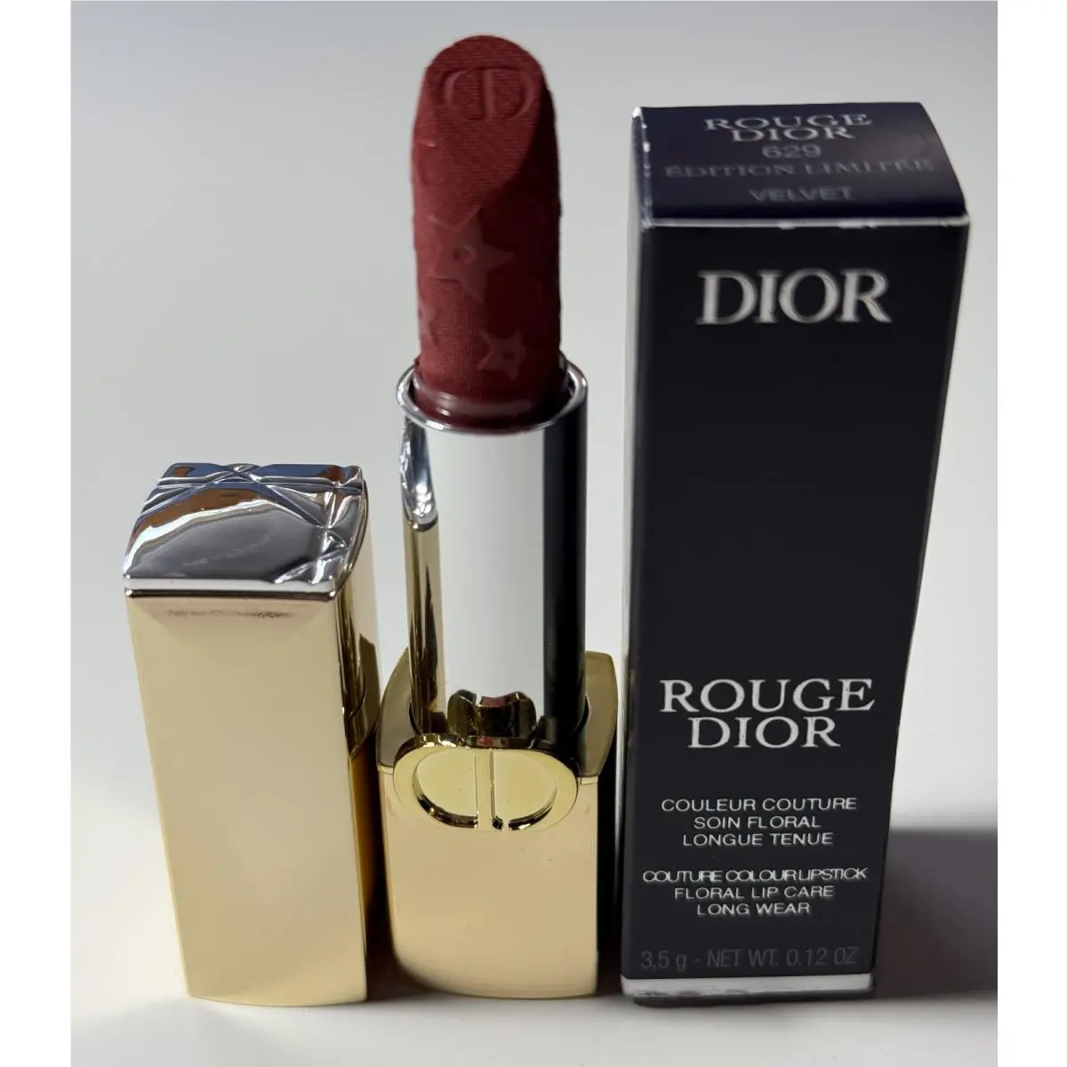 Dior Rouge 629 Parade Velvet Dior Couture Colour Lipstick Holiday 2025 LE
