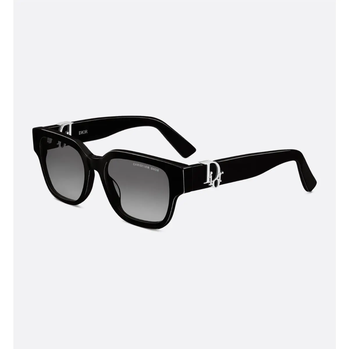 Oblique S1I Sunglasses Black Square 53mm Made in Italy by Dior