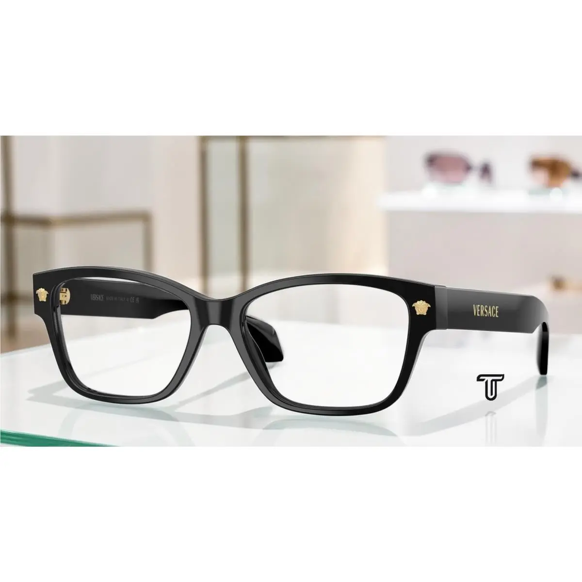Versace VE3392 GB1 Black Demo Lens 54 mm Women`s Eyeglasses