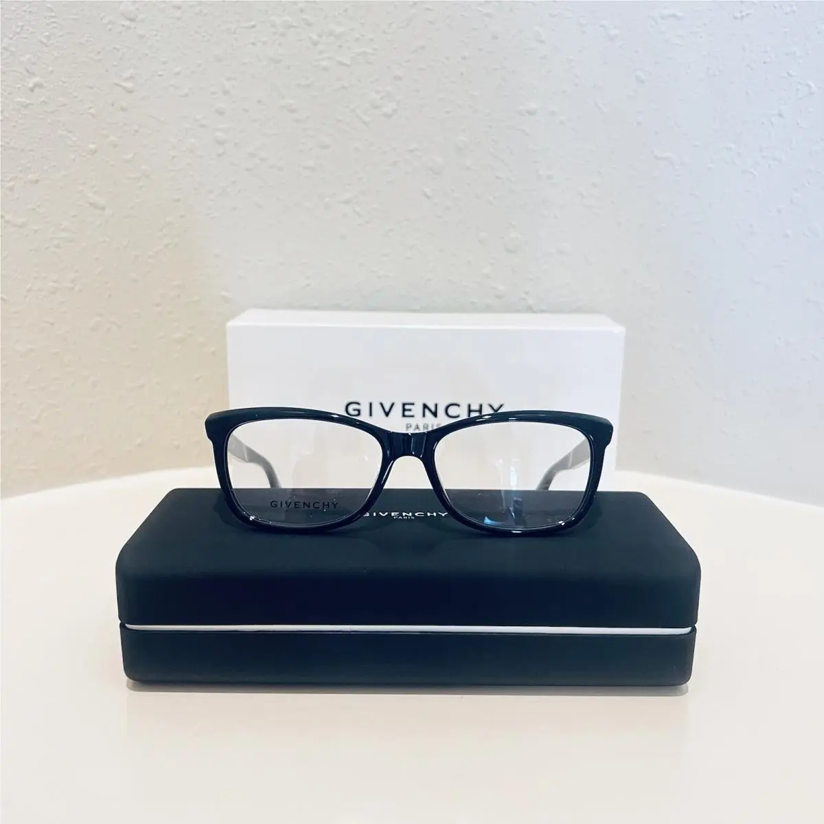 Women’s GV0058 Black Square Eyeglasses Glasses OS by Givenchy