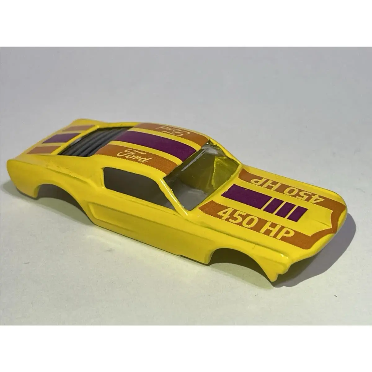 Hot Wheels 1974 Diecast 1/64 Mustang Stocker GT350 - Restored Body Glass